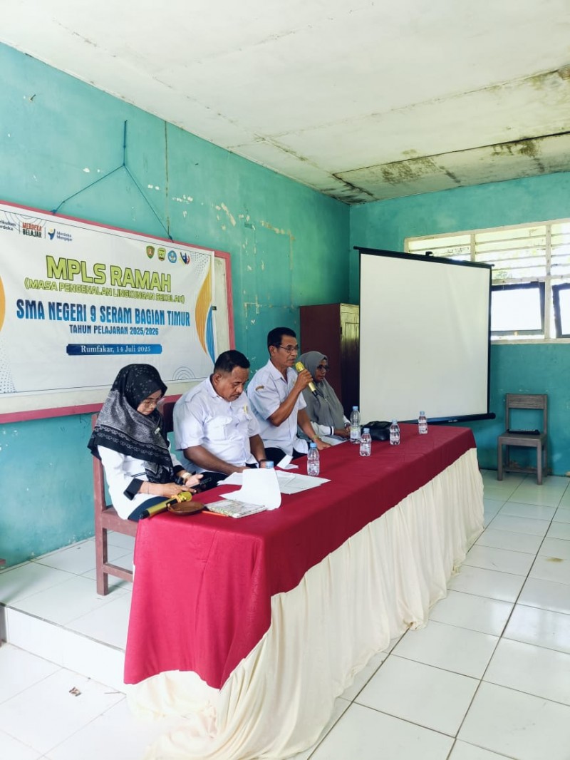 Penutupan MPLS SMA Negeri 9 Seram Bagian Timur